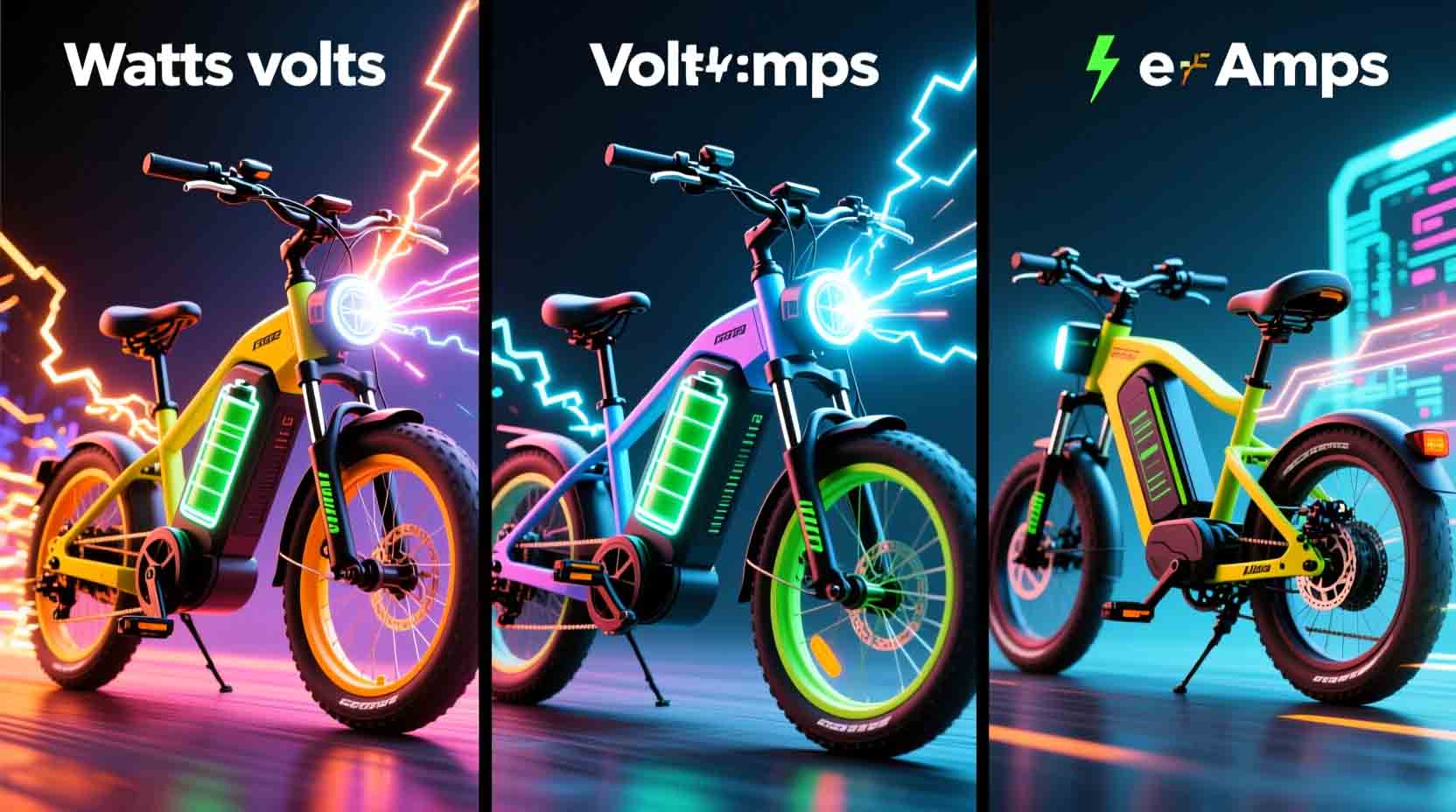 ebike watts volts amp